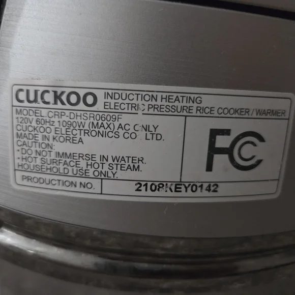 Silver Multi-Function Rice Cooker - Smart IH - Picture 6 of 6